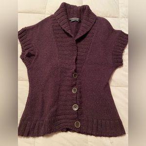 Peruvian Connection -Small Women’s Sweater Vest Cardigan